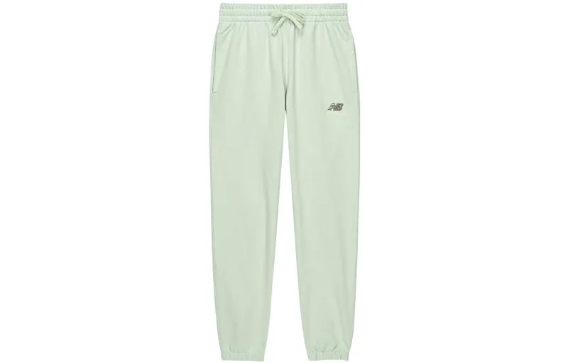 Трикотажные спортивные штаны унисекс зеленые New Balance, зеленый