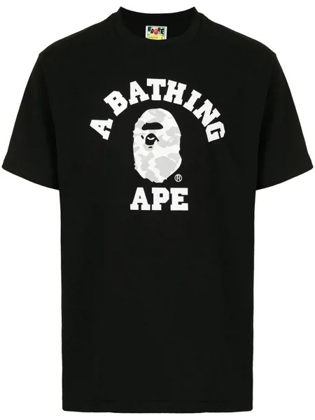 A BATHING APE® футболка Camo College