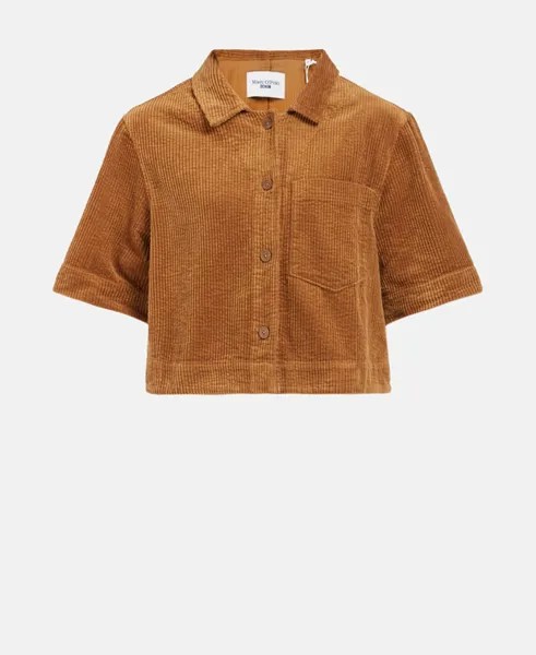 Рубашка блузка Marc O'Polo Denim, коричневый
