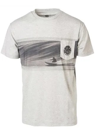 Футболка-поло RIP CURL Action Original Tee Cement Marle