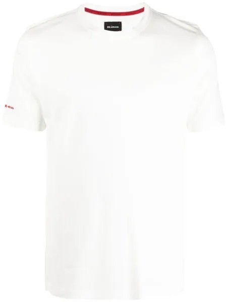 Kiton футболка с логотипом, белый