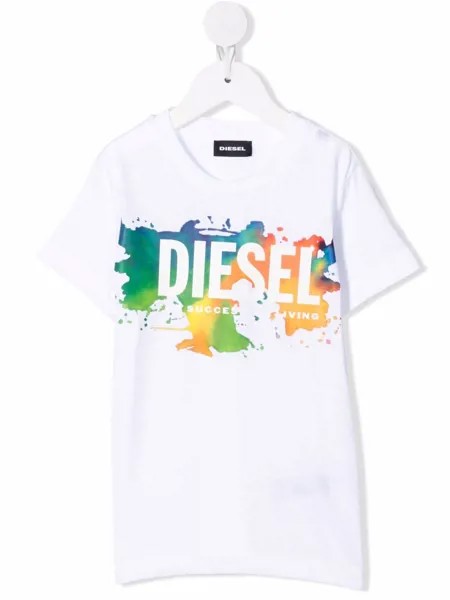 Diesel Kids футболка с логотипом