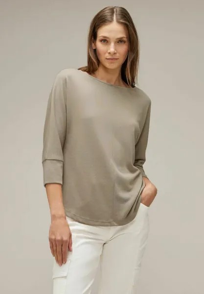 Вязаный свитер LONG SLEEVED Street One, цвет beige