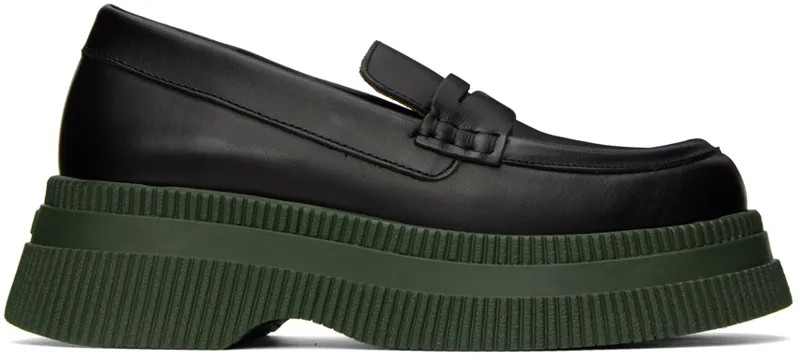 Черные лоферы Wallaby Creepers GANNI