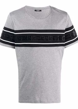 Balmain футболка с монограммой