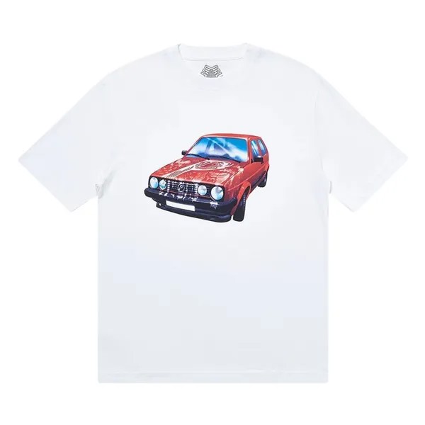 Футболка Palace GT Aiight T-Shirt 'White', белый