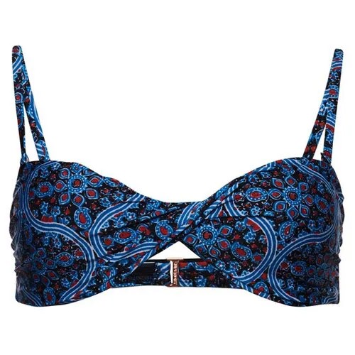 Лиф Superdry BOHO TWIST BANDEAU BIKINI TOP, размер 12, синий