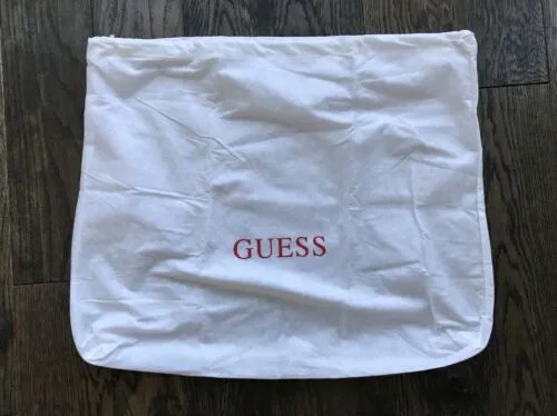 НОВЫЙ мешок для пыли Guess, белый, красный, с логотипом, чехол для пылесборника, сумка для хранения сумочки, 22 x 17 дюймов