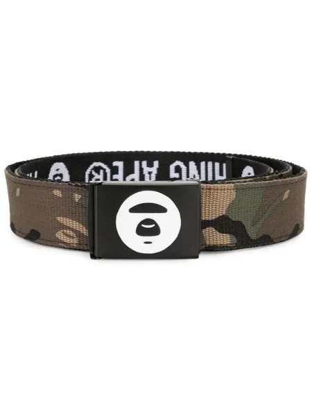 AAPE BY *A BATHING APE® ремень с камуфляжным принтом