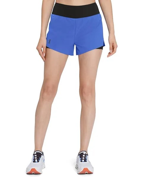 Шорты On Running Shorts, цвет Cobalt/Black