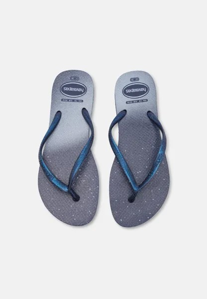 Шлепанцы SLIM GLOSS Havaianas, цвет navy blue