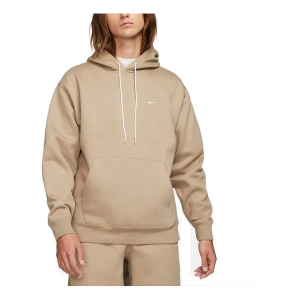 Толстовка Nike Lab Solo Swoosh Fleece Hoodie 'Khaki', хаки