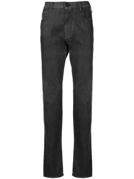 Прямые джинсы Emporio Armani, черный