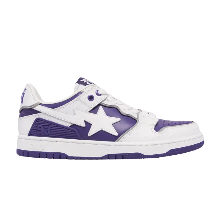 Кроссовки BAPE Wmns Sk8 Sta #1, фиолетовый