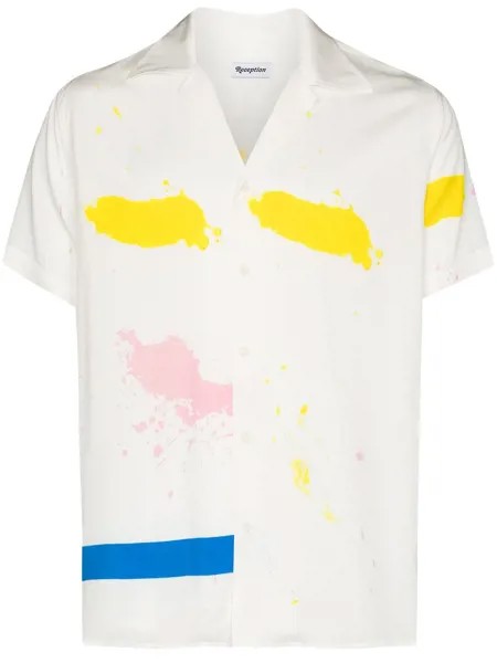 Reception рубашка Liquid с эффектом разбрызганной краски