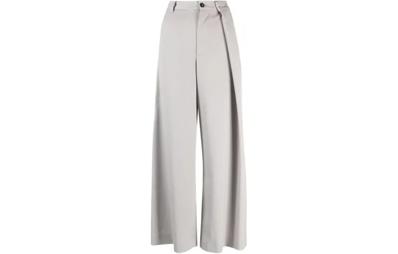 Повседневные брюки женские светло-серые Mm6 Maison Margiela