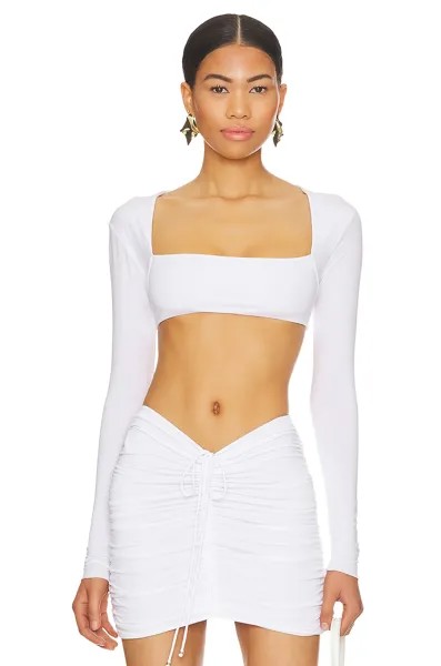 Топ Indah Helen Crop, белый