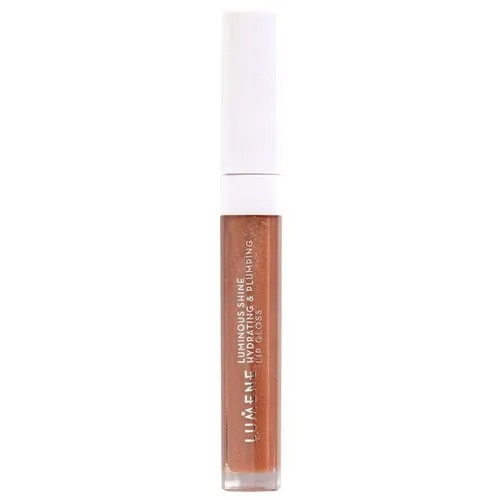 Lumene блеск для губ Luminous Shine Hydrating & Plumping Lip Gloss, 2 warm nude