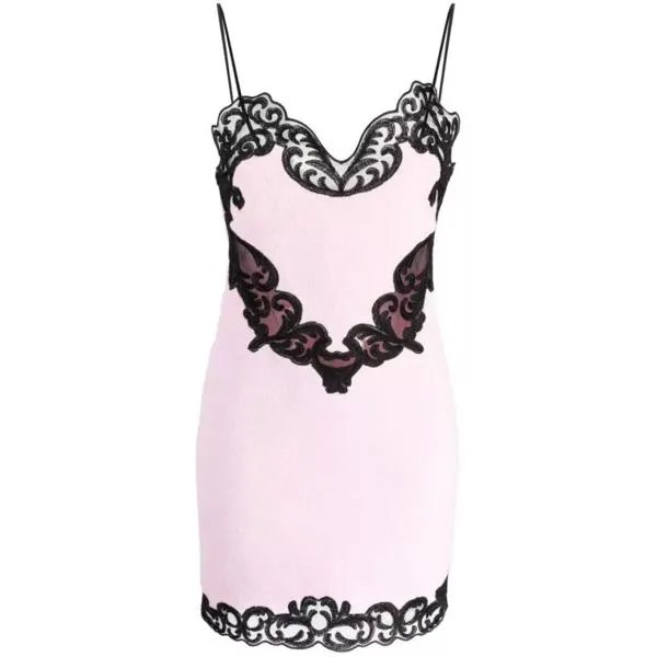 Платье cami lace-detailing minidress Alexander Wang, розовый