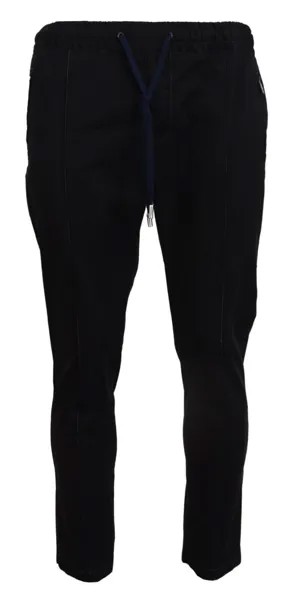 Брюки DOLCE - GABBANA Однотонные черные мужские брюки-конусообразные IT50/W36/L Рекомендуемая розничная цена 750 долларов США