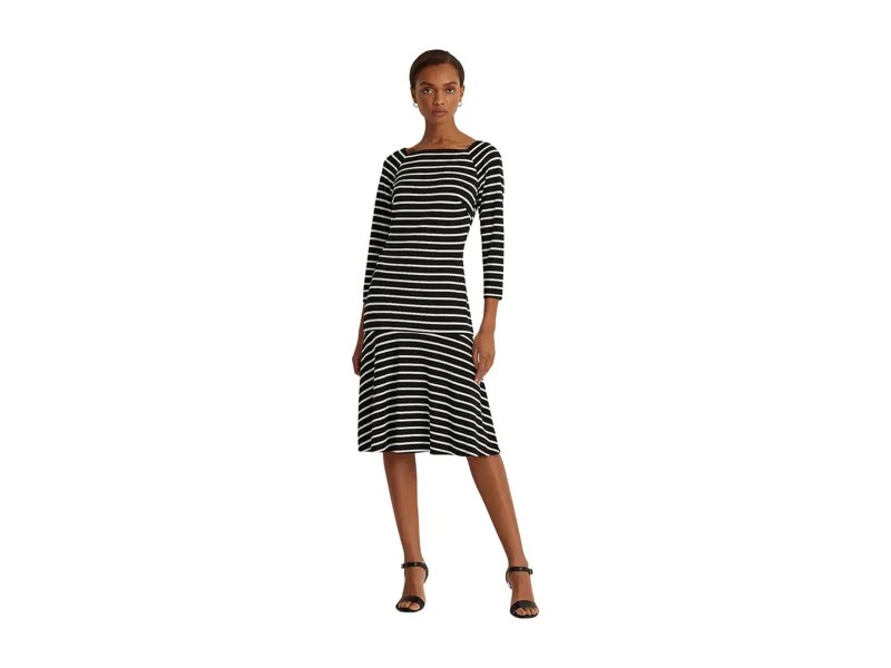 Платье LAUREN Ralph Lauren, Striped Drop-Waist Dress