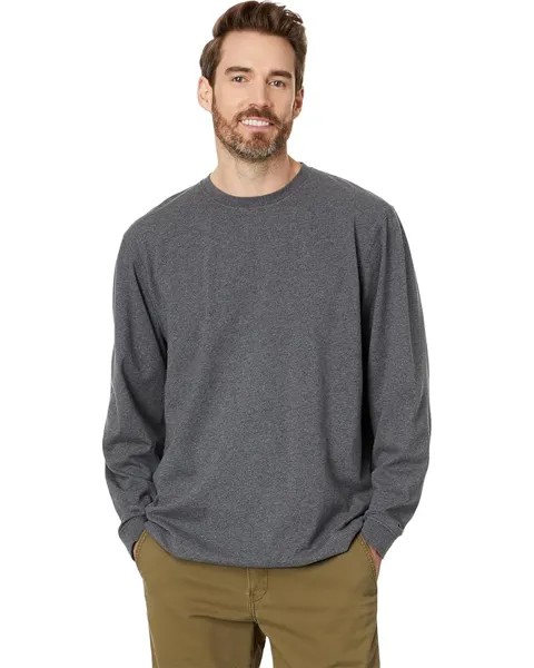 Лонгслив L.L.Bean Carefree Unshrinkable without Pocket, цвет Charcoal Heather