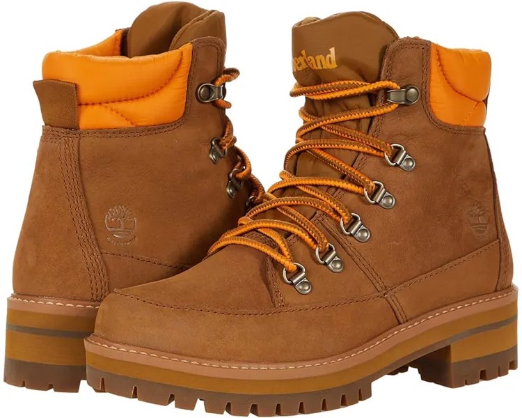 Ботинки Timberland Courmayeur Valley Waterproof Leather and Fabric Hiker, цвет Dark Sand