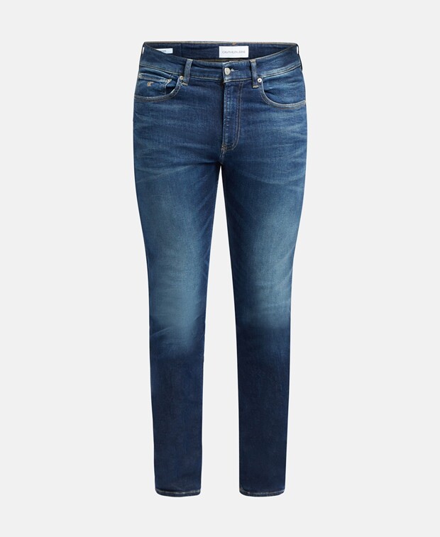 Джинсы узкого кроя Calvin Klein Jeans, темно-синий