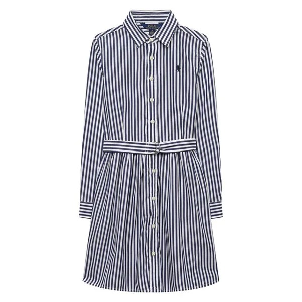 Хлопковое платье-рубашка Polo Ralph Lauren