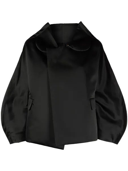 Comme Des Garçons атласная куртка с объемными рукавами