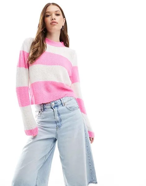 ASOS DESIGN – вязаный свитер оверсайз с широкими полосками