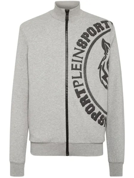 Plein Sport толстовка с логотипом, серый