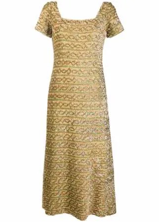 A.N.G.E.L.O. Vintage Cult платье макси 1960-х годов с пайетками