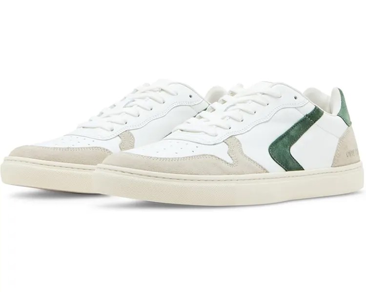 Кроссовки Steve Madden Centre, цвет White/Green Leather