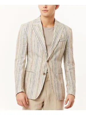 TALLIA ORANGE Мужская бежевая однобортная куртка-пиджак M