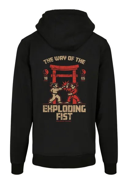 Пуловер F4NT4STIC Basic Hoodie Retro Gaming The Way of the Exploding Fist, черный
