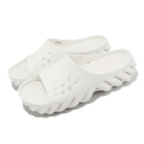 Мужские сандалии унисекс без шнурков Crocs Echo Slide White Casaul LifeStyle 208170-100