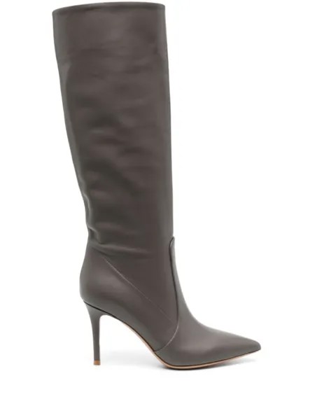 Сапоги Hansen с заостренным носком Gianvito Rossi, серый