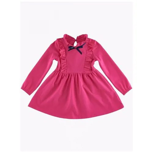 Платье Mini Maxi, модель 2592, цвет малиновый, размер 122