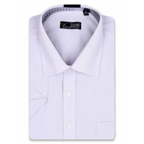 Рубашка Maestro, размер 54RU/XL/178-186/43 ворот, лиловый