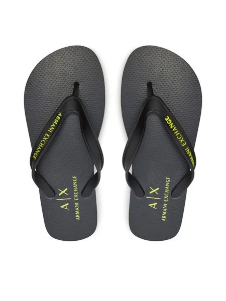 Шлепки Armani Exchange, черный