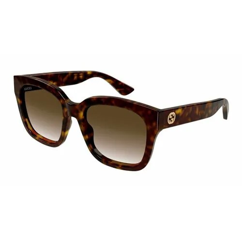 Солнцезащитные очки GUCCI, бордовый, золотой