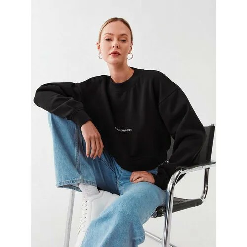 Свитшот Calvin Klein Jeans, размер L [INT], черный