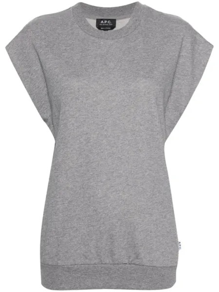 A.P.C. меланжевая рубашка, серый