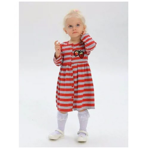 Сарафан Ciggo kids, хлопок, размер 92, красный