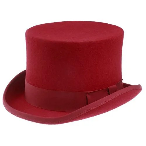Шляпа CHRISTYS арт. FASHION TOP HAT cwf100006 (красный), размер 59