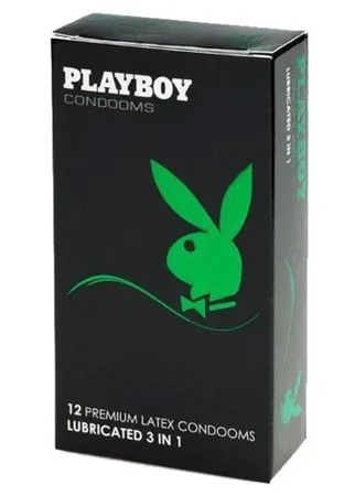 Презервативы Playboy 3 in 1 (12 шт.)