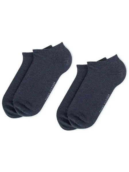 Комплект из 2 женских низких носков Tommy Hilfiger, синий