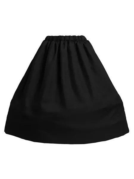 Расклешенная эластичная юбка-миди Comme Des Garçons Comme Des Garçons, черный