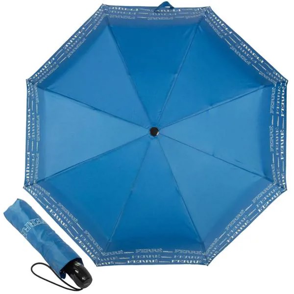 Зонт складной унисекс автоматический Ferre 6014-OC line blu